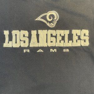Men's Blue 3XL NFL Pro Line Fanatics Los Angeles Rams Hoodie Casual Pullover